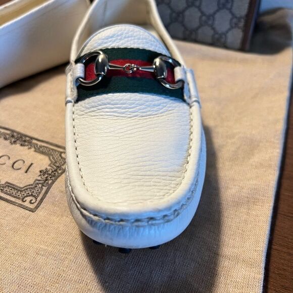 Gucci Web Horsebit Loafers - Picture 6 of 12